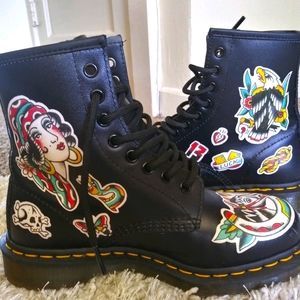 Dr. Marten Chris Lambert Tattoo edition boots